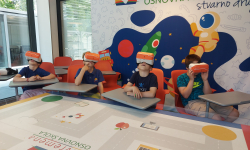 Učenici sa VR naočarama