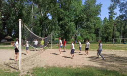 Meč odbojke na pesku