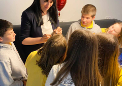 Oproštaj IV-1 od učiteljice Danijele Kleut