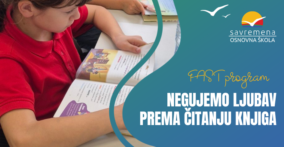 FAST PROGRAM – negujemo ljubav prema čitanju knjiga  i pravim vrednostima  📚