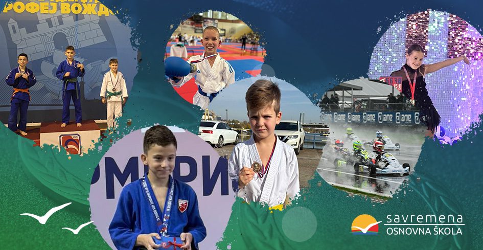 Mesec zlatnih medalja– učenici Savremene briljirali na takmičenjima u novembru!