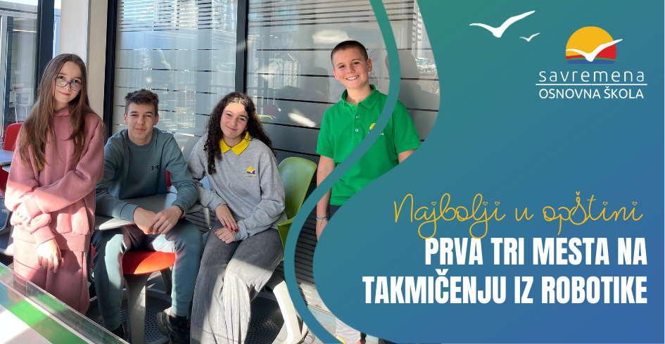 Najbolji u opštini – Prva tri mesta na takmičenju iz robotike