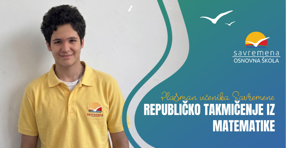 Osvojen plasman na republičko takmičenje iz matematike