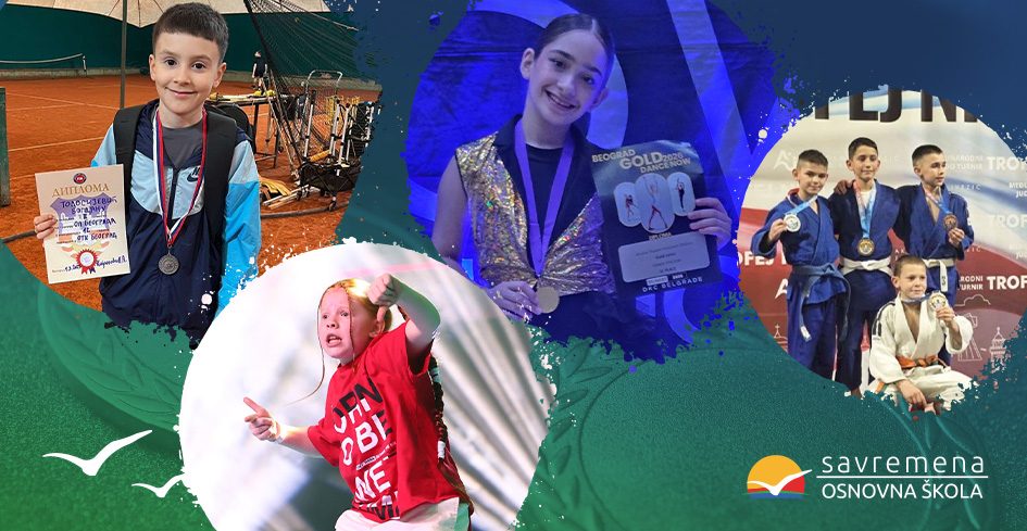 Mart u znaku medalja i pehara – Talas uspeha učenika Savremene!