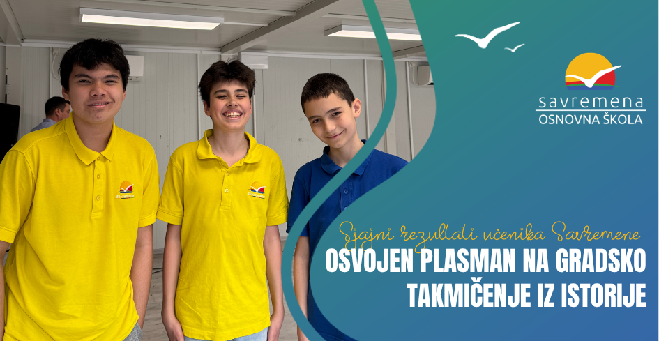 Osvojen plasman na gradsko takmičenje iz istorije