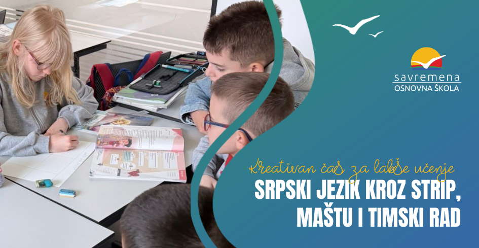 Kreativan čas za lakše učenje – Srpski jezik kroz strip, maštu i timski rad