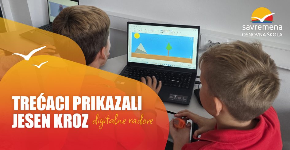 Jesen u digitalnim bojama: kreativni radovi trećaka