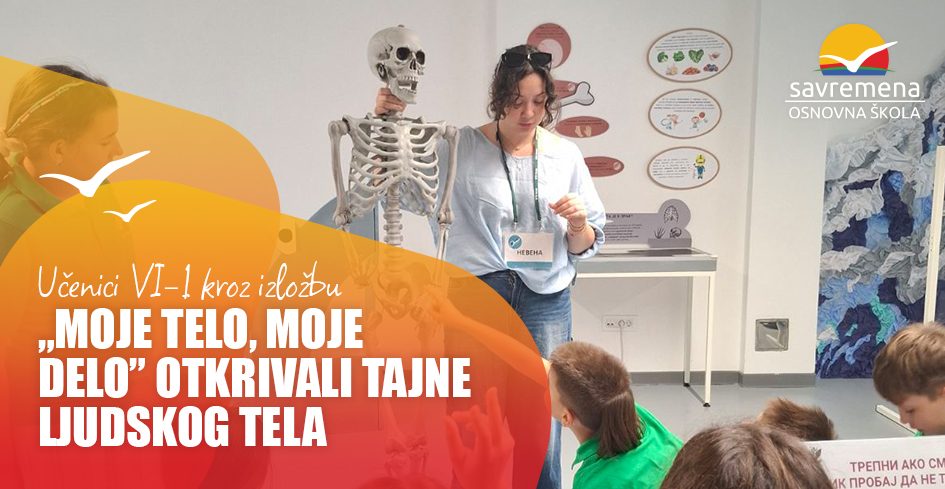 Učenje kroz istraživanje: učenici VI-1 na izložbi „Moje telo, moje delo”