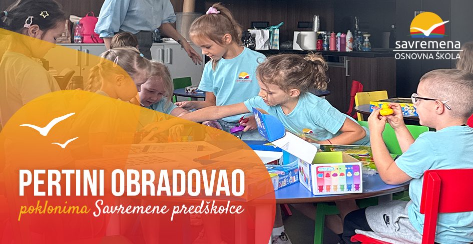 Paket pun iznenađenja: Pertini obradovao Savremene predškolce