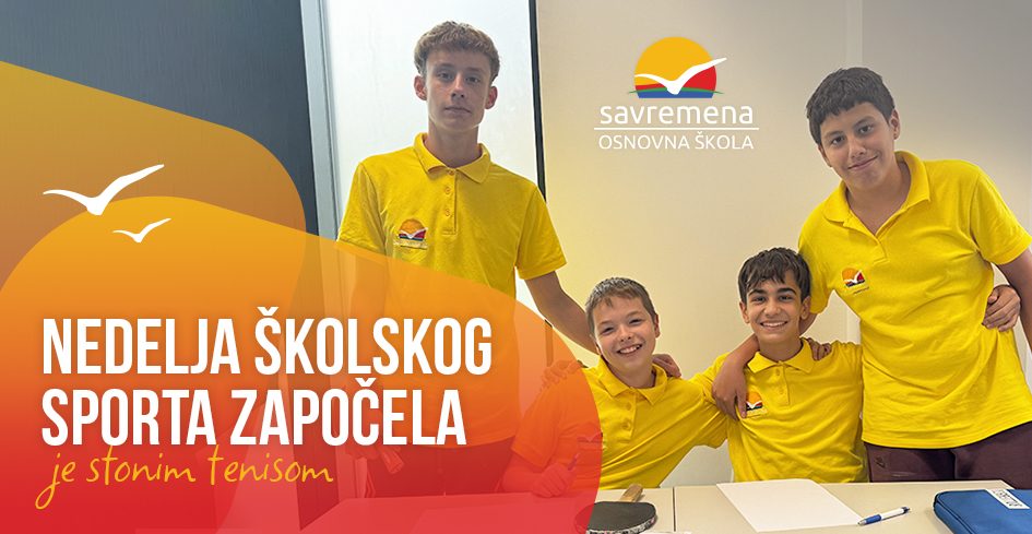 Nedelja školskog sporta počela uz stoni tenis