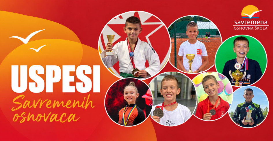 Sportski septembar za pamćenje: medalje i sjajni rezultati Savremenih osnovaca
