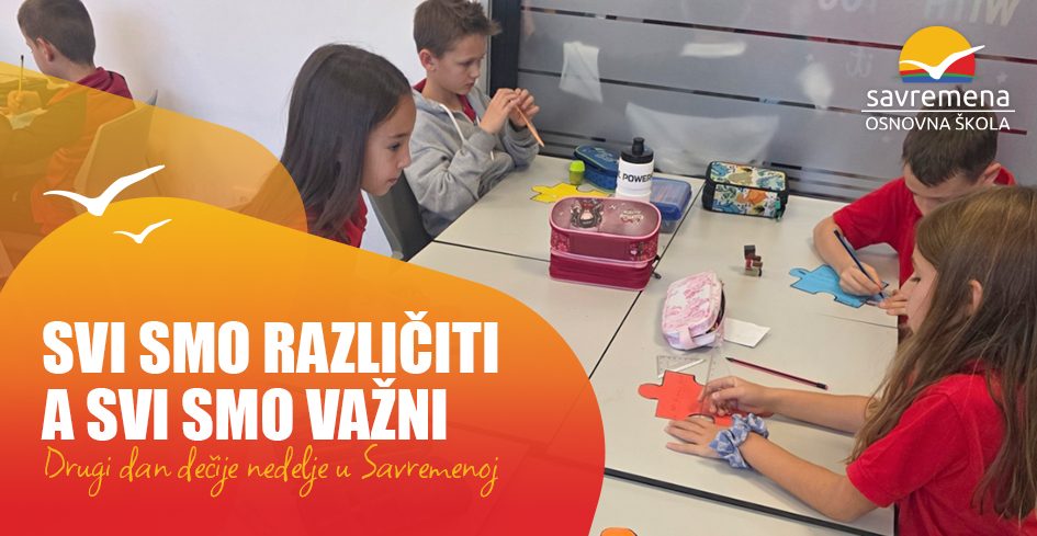 Drugi dan Dečije nedelje: Svi smo različiti, a svi smo važni